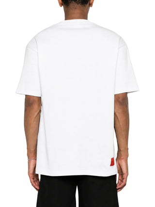 Vision of Super T-shirt manica corta con ricamo Heart panna