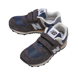 New Balance sneakers 574 in suede e mesh grigio scuro