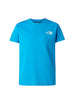 The North Face T-shirt manica corta bambino turchese