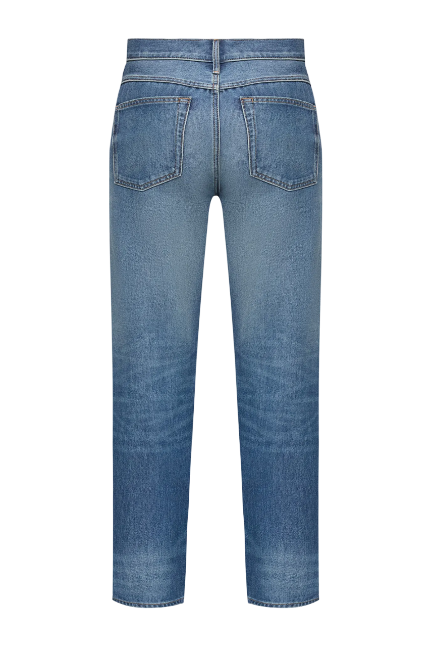 Calvin Klein Jeans jeans uomo gamba dritta lavaggio blu