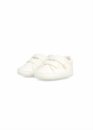 Tommy Hilfiger scarpette neonato con strappi bianco