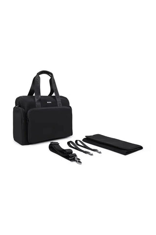 Boss borsa cambio neonato con fasciatoio unisex nero