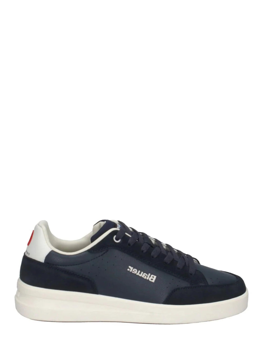 Blauer sneakers uomo Kyoto in pelle e suede blu