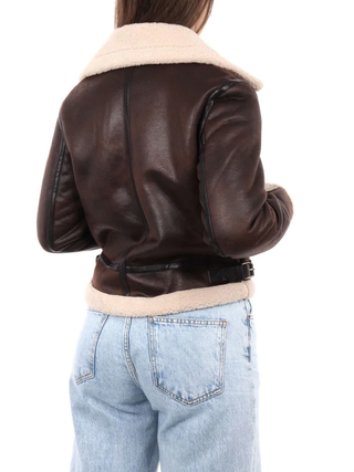 Yes Zee giubbino montoncino ecologico marrone moro J023-KJ00 0232 YES-ZEE