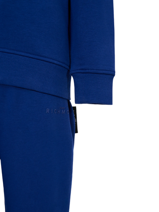 John Richmond tuta sportiva Sibri con logo blu RBA25006CF BLU SOLIDATE John RICHMOND