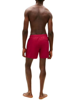 Tommy Hilfiger boxer mare uomo con bande logate rosso
