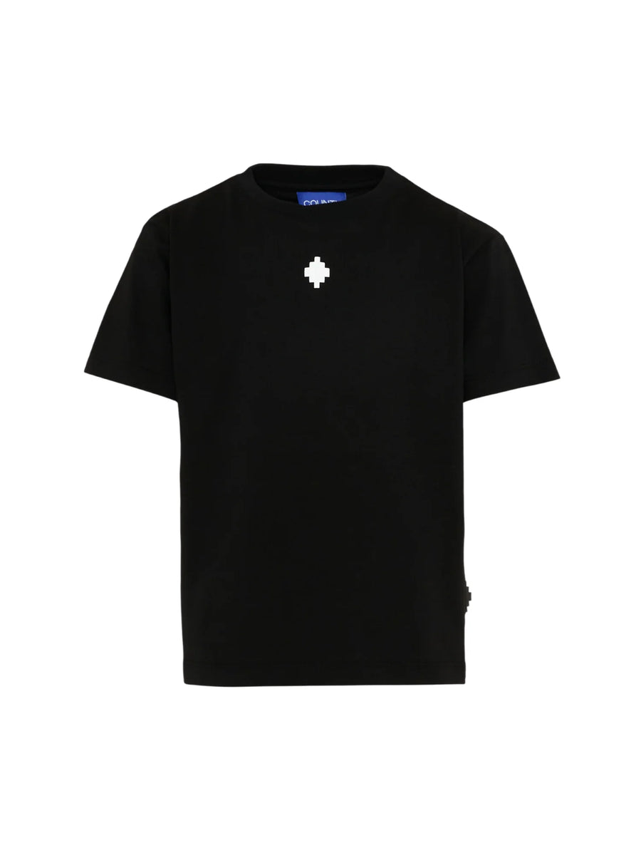 County of Milan T-shirt bambino manica corta stampa iconica nero