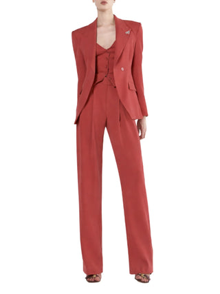 bella blazer sfiancato con abbottonatura centrale a monopetto