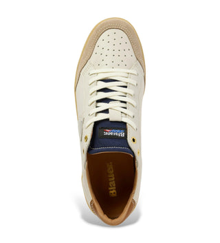 Blauer sneakers uomo Murray in pelle panna