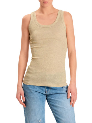 Vicolo canotta lurex donna oro UAB0076 GOLD VICOLO 
