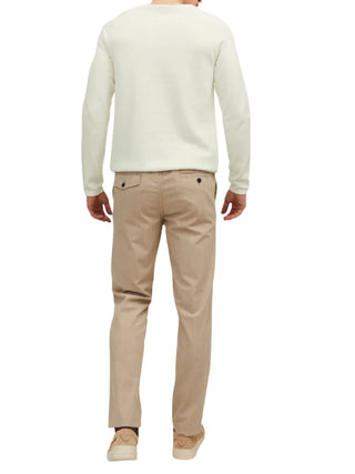 Jack&Jones maglia uomo in cotone melange panna