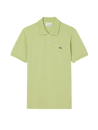 Lacoste polo manica corta 12.12 light in piquè verde chiaro
