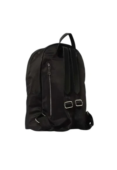 GCDS zaino bambino in nylon con logo nero