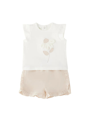 iDo completo neonata T-shirt e shirts panna beige