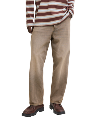 Jack&Jones jeans baggy Alex gamba dritta marrone