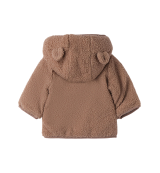 iDo giubbino neonato con cappuccio marrone 4F152 0928 iDO