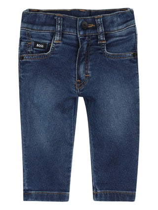Boss jeans neonato slim fit lavaggio blu