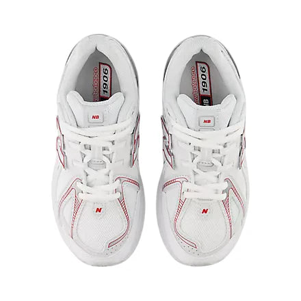 New Balance sneakers 1906 unisex bambino bianco rosso