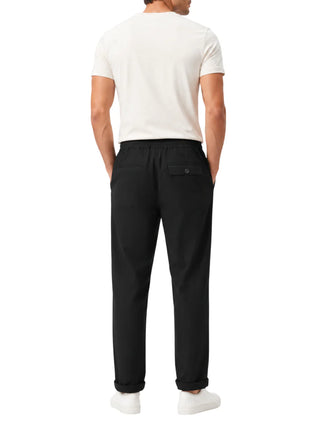 Alta Tensione pantaloni uomo tapered con coulisse nero