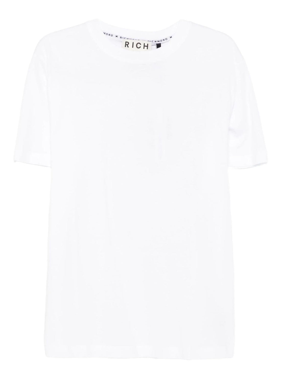 John Richmond T-shirt in cotone Pima bianco