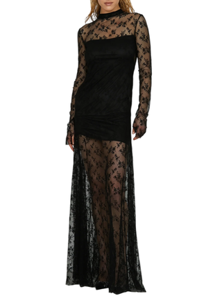 Relish abito lungo in pizzo Suare nero SUARE 1199 RELISH 