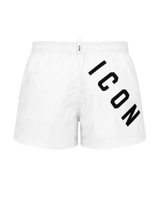 Icon boxer mare bambino con patch logo bianco