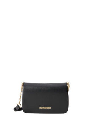 Love Moschino borsa a spalla in ecopelle martellata nero JC4373PP0N-KF0 000 MOSCHINO LOVE 