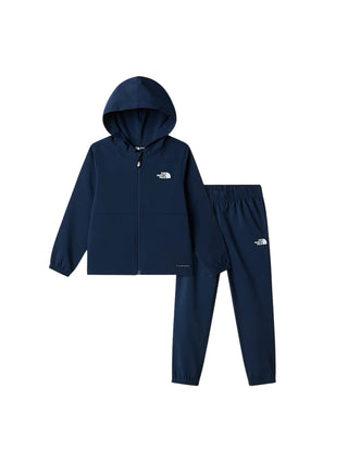 The North Face tuta sportiva bambino giacca e pantaloni blu