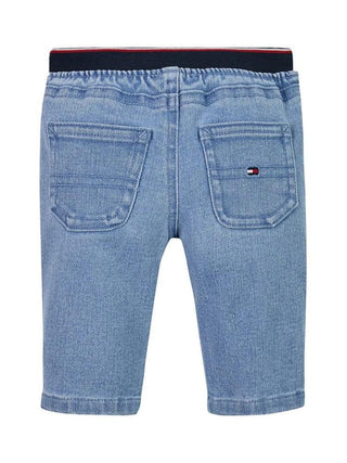 Tommy Hilfiger jeans neonato in denim stretch lavaggio blu