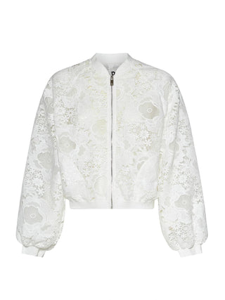 John Richmond giubbino donna in pizzo Herai bianco UWP26153GB WHITE John RICHMOND 