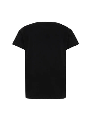 Moschino T-shirt bambino manica corta con orsetto nero