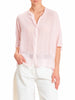Vicolo camicia donna misto seta rosa
