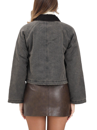 Only giubbino imbottito donna marrone 15350379 RAVEN-CHOCOLATE TORTE ONLY 