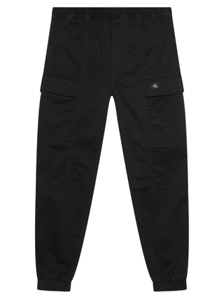 Calvin Klein Jeans pantaloni bambino cargo nero