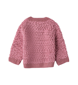 iDo cardigan neonata in maglia sherpa rosa 4F129 2748 iDO