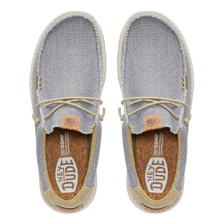 Hey Dude mocassino uomo Wally Braided grigio beige
