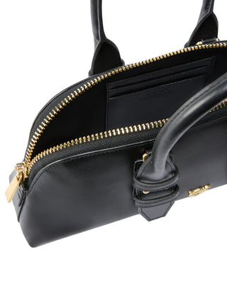 Pinko borsa Bowling Bag in pelle nero oro