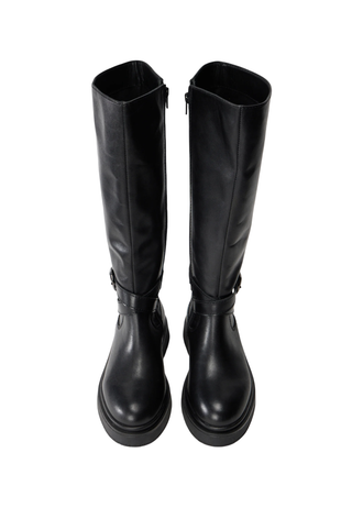 Blauer stivali donna Lea Hanna in pelle nero F5HANNAS05-LEA BLK BLAUER 