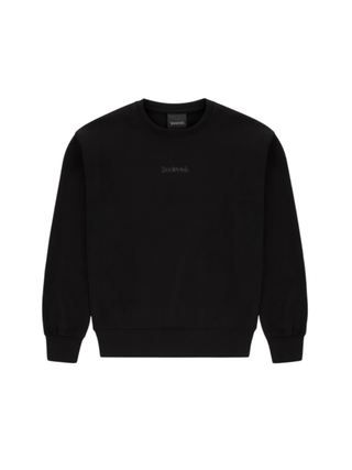 Disclaimer felpa uomo con logo nero 55104 NERO-ST.NERA DISCLAIMER 