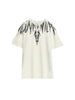 County of Milan T-shirt bambino con stampa iconica panna