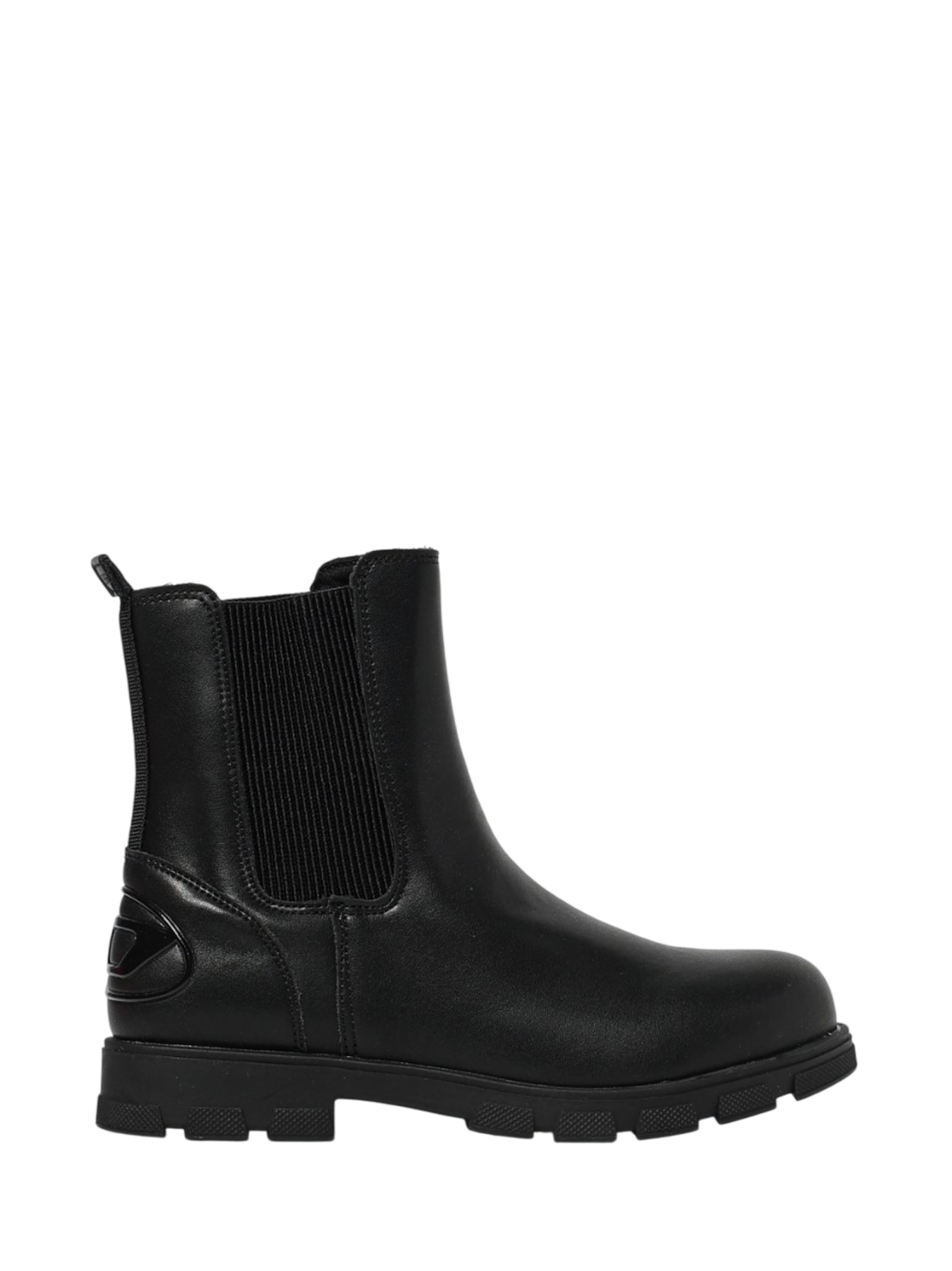Diesel stivaletti bambina Hammer in pelle nero