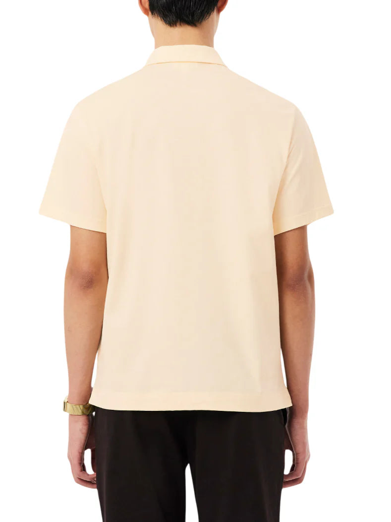 Lacoste polo uomo manica corta Paris beige chiaro