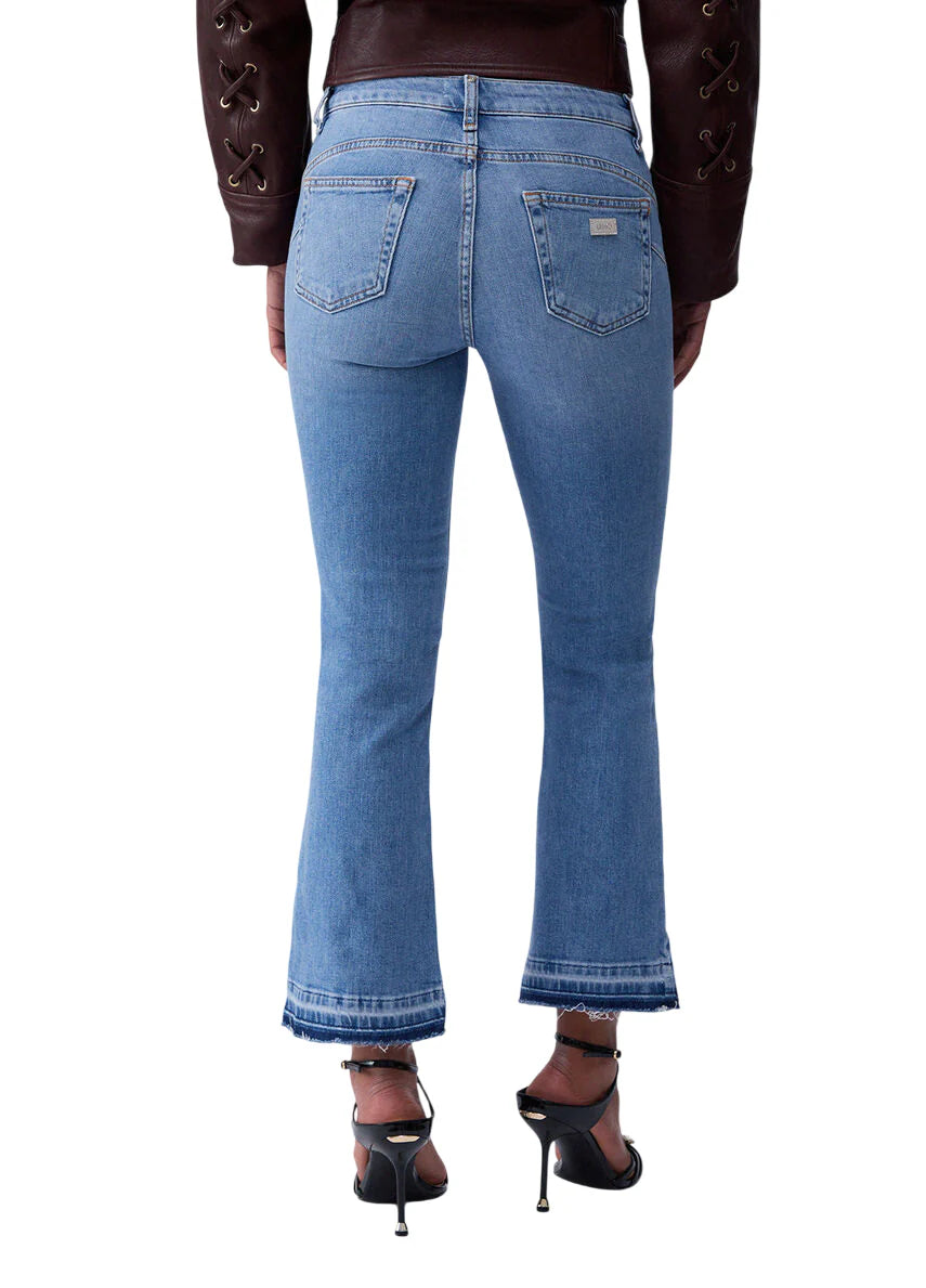 Liu Jo jeans flare donna Fly lavaggio blu