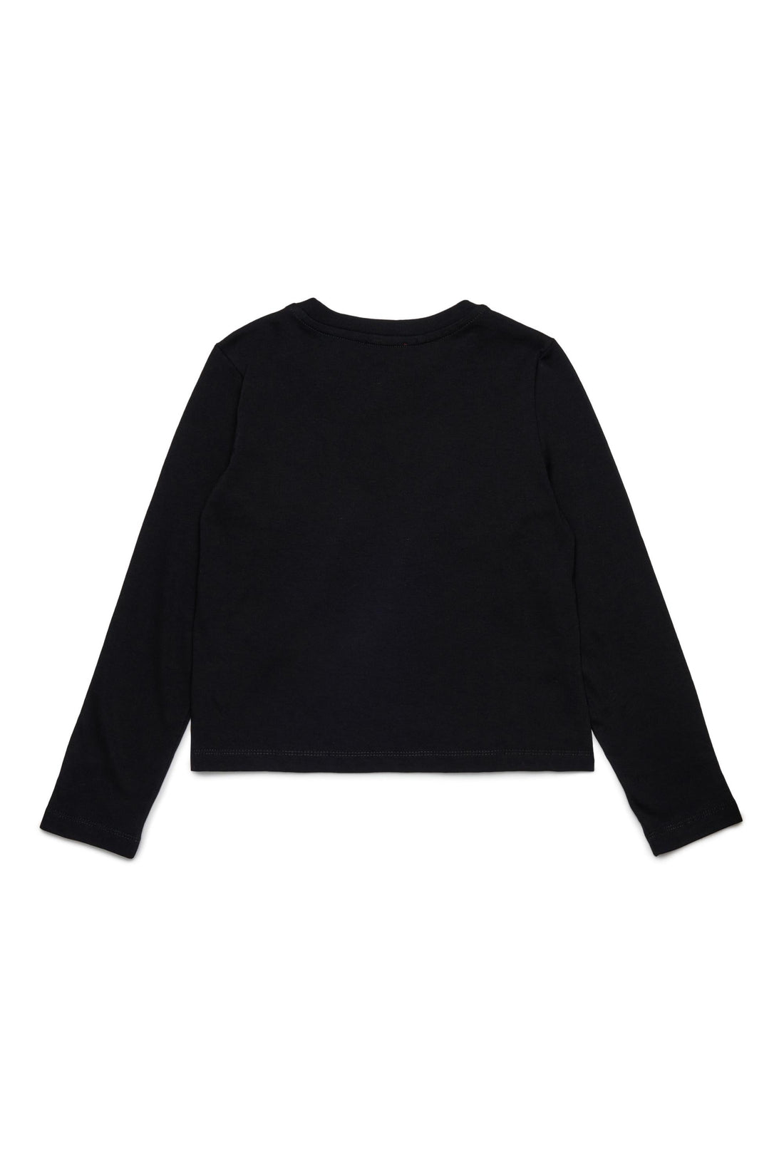 Diesel T-shirt manica lunga in jersey nero