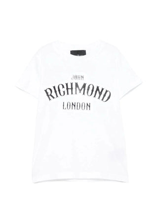 John Richmond T-shirt bambina manica corta bianco