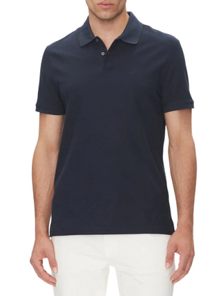 Calvin Klein polo in piquè uomo manica corta blu