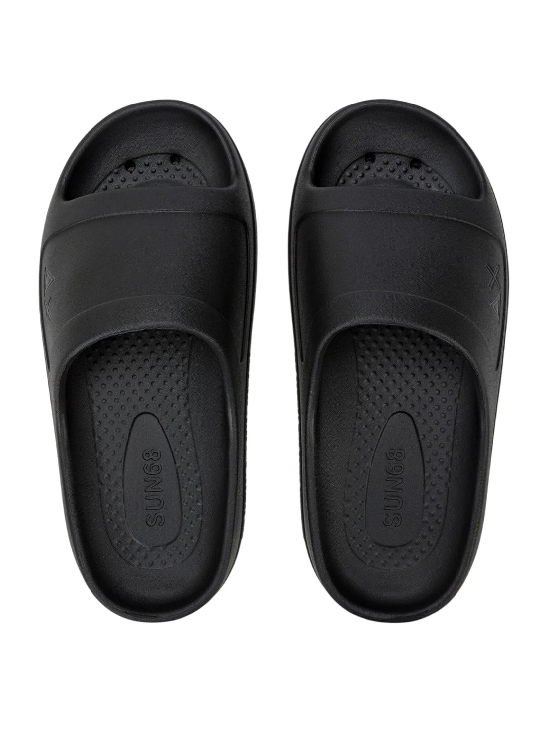 Sun68 ciabatte Slippers donna in gomma nero