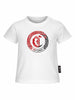 Just Cavalli T-shirt manica corta neonato con logo bianco