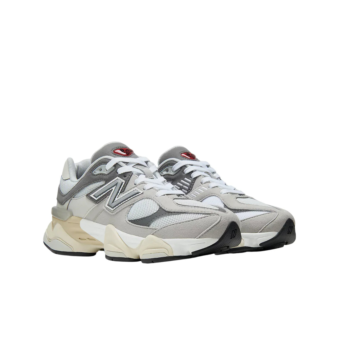 New Balance sneakers 9060 unisex bambino in mesh e suede grigio
