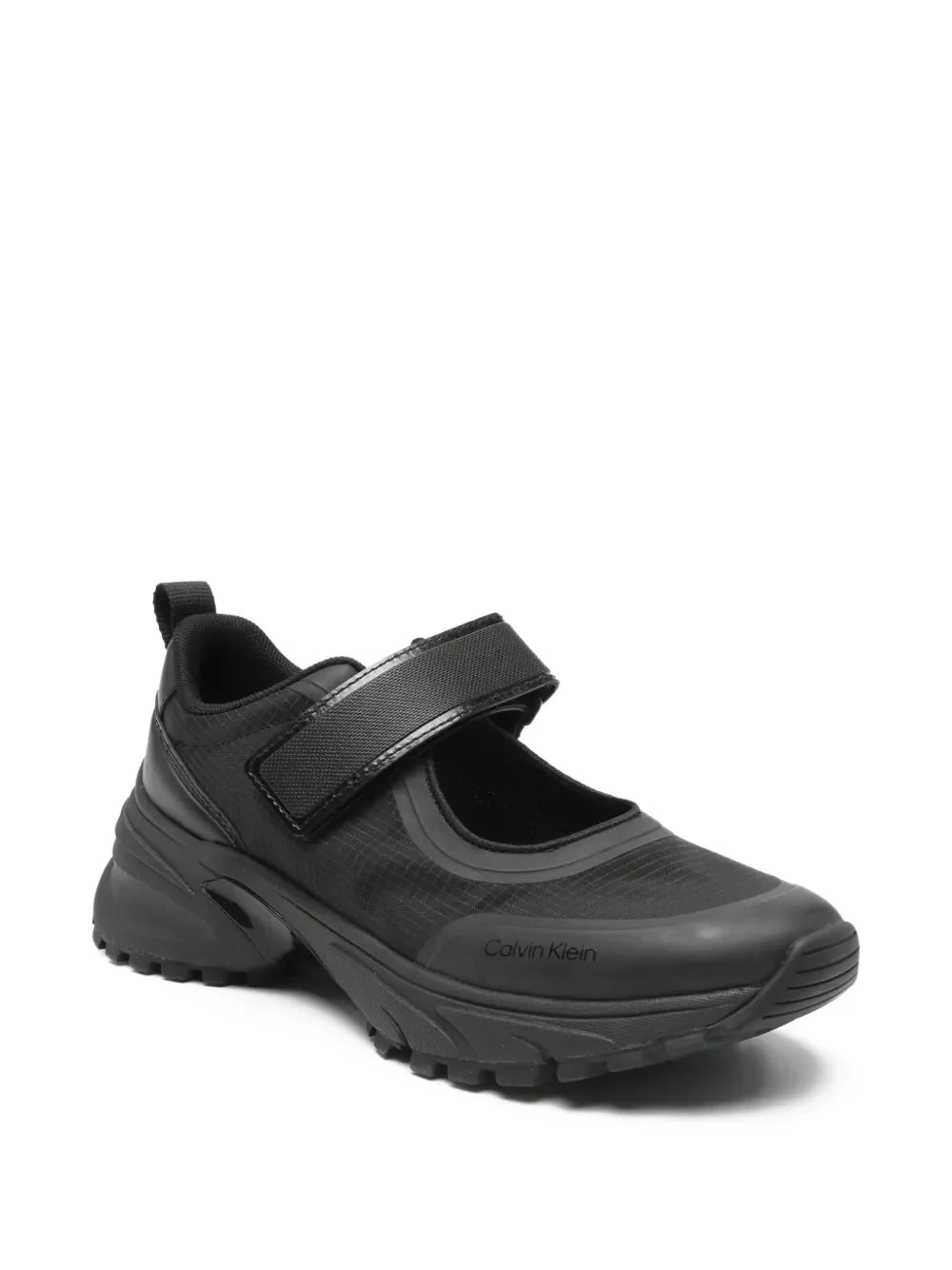 Calvin Klein sneakers donna Hike runner slip on con velcro nero